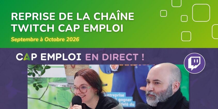 Présentateur de la chaîne Twitch et conseillère Cap emploi